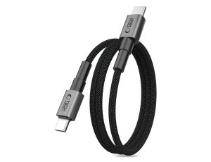 Kabel USB-C - USB-C TECH-PROTECT UltraBoost DNA MagTwist PD 100W/5A 1 m Grafitowy
