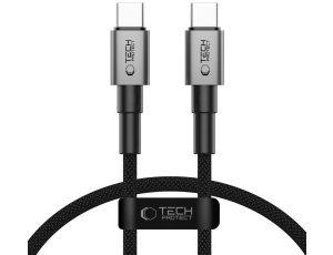 Kabel USB-C - USB-C TECH-PROTECT UltraBoost DNA PD60W 0.5 m Szary