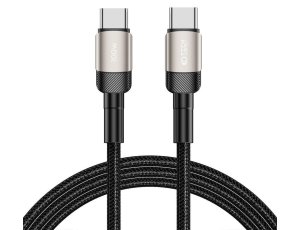 Kabel USB-C - USB-C TECH-PROTECT UltraBoost EVO PD100W/5A 2 m Czarno-beżowy