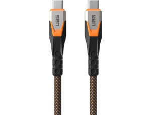 Kabel USB-C - USB-C UAG SRGE 240W 0.75 m Czarno-pomarańczowy