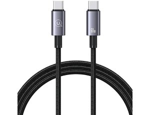 Kabel USB-C - USB-C USAMS 60W 1.2 m Stalowy