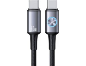 Kabel USB-C - USB-C USAMS Huan Series SJ752 60W 1.2 m Szary