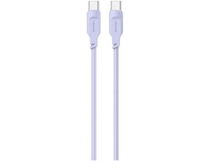 Kabel USB-C - USB-C USAMS SJ567USB03 100W 1.2 m Fioletowy
