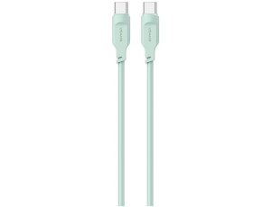 Kabel USB-C - USB-C USAMS SJ567USB04 100W 1.2 m Zielony
