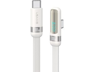 Kabel USB-C - USB-C USAMS US-SJ653 100W 1.2 m Biały
