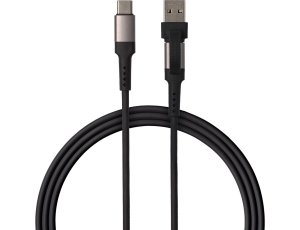 Kabel USB-C - USB-C/USB-A QUALO Ultimate QKN-2w1-CCA-01 1.2 m Czarny