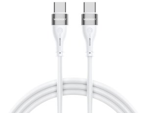 Kabel USB-C - USB-C WOZINSKY WSTCC1 65W 1 m Biały