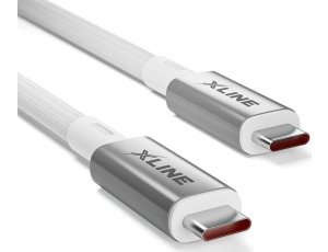 Kabel USB-C - USB-C XLINE 240W 8K 1 m Biały