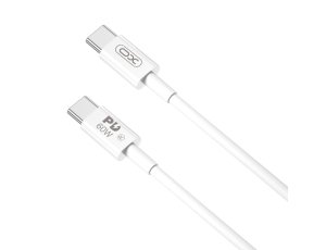 Kabel USB-C - USB-C XO NB-Q190A 60W 1 m Biały