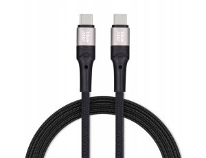 Kabel USB do telefonu szybki Przewód oplot PD USB TYP C - TYP C 60W 2m QC