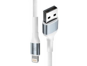 Kabel USB - Lightning 3MK Hyper Cable N-Series 12W 2 m Biały