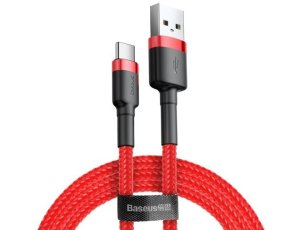 Kabel USB - Lightning BASEUS Cafule 0.5 m Czerwony
