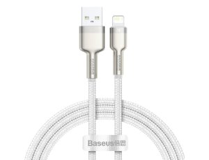 Kabel USB - Lightning BASEUS Cafule 1 m Biały
