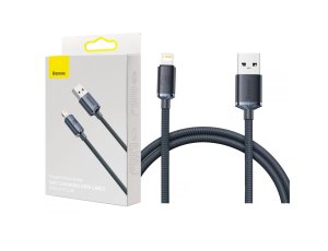 Kabel USB - Lightning BASEUS Crystal Shine 2 m Czarny