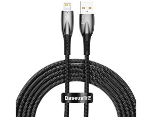 Kabel USB - Lightning BASEUS Glimmer 2 m Czarny