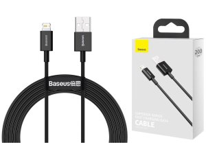 Kabel USB - Lightning BASEUS Superior Series 2 m Czarny