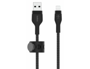 Kabel USB - Lightning BELKIN Braided Silicone 1 m Czarny