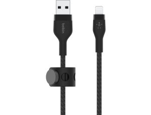 Kabel USB - Lightning BELKIN Braided Silicone 2 m Czarny