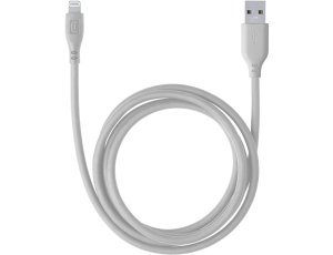 Kabel USB - Lightning CELLULARLINE Soft 1.2 m Szary