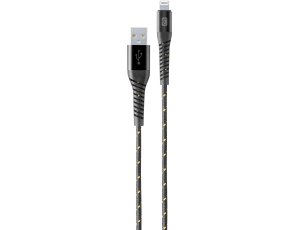 Kabel USB - Lightning CELLULARLINE Tetra Force 60W 2 m Czarny