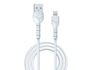 Kabel USB - Lightning DEVIA Kintone 2.1A 1 m Biały