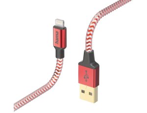 Kabel USB - Lightning HAMA 1.5 m Czerwony