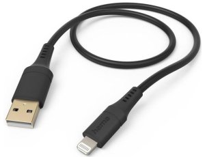 Kabel USB - Lightning HAMA Flexible 1.5 m Czarny