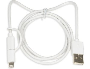 Kabel USB - Lightning/Micro USB IBOX 1 m