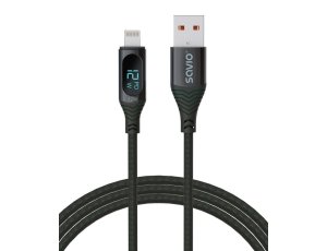 Kabel USB – Lightning SAVIO CL-173 1 m Czarny