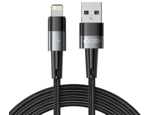 Kabel USB - Lightning TECH-PROTECT UltraBoost 12W/2.4A 2 m Szary