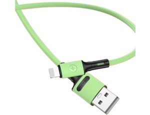 Kabel USB - Lightning USAMS SJ434USB02 U52 10W 1 m Zielony