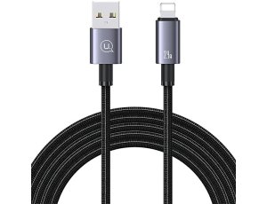 Kabel USB - Lightning USAMS SJ669USB01 2.4A 2 m Stalowy