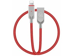 Kabel USB - Lightning USAMS U-Sun 10W 1.9 m Czerwony