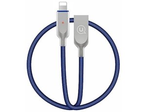 Kabel USB - Lightning USAMS U-Sun 10W 1.9 m Niebieski