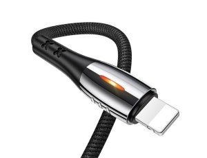 Kabel USB - Lightning USAMS U-Tone US-SJ344 1.2 m Czarny
