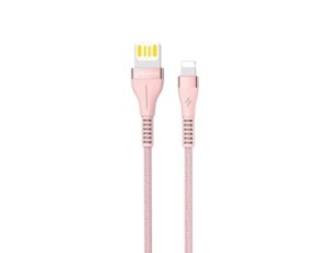 Kabel USB - Lightning USAMS U33 1.2 m Różowy