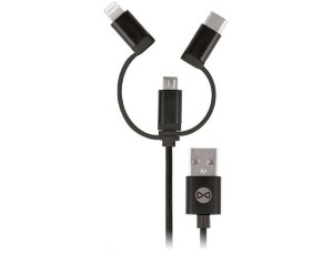 Kabel USB - Lightning/USB-C/Micro USB FOREVER 1 m