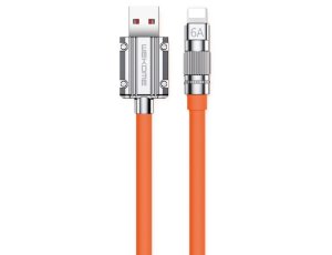 Kabel USB - Lightning WEKOME WDC-186 Wingle Series 1 m Pomarańczowy