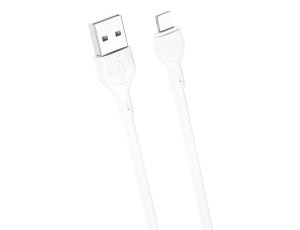 Kabel USB - Lightning XO NB200 2.1A 1 m Biały