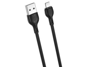 Kabel USB - Lightning XO NB200 2.1A 1 m Czarny