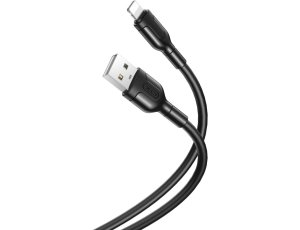 Kabel USB - Lightning XO NB212 2.1A 1 m Czarny