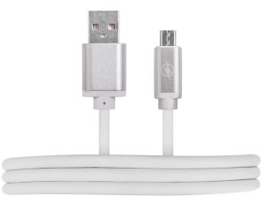 Kabel USB - Micro USB ARKAS MB-10 1m Biały