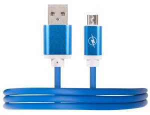 Kabel USB - Micro USB ARKAS MB-10 1m Niebieski