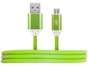 Kabel USB - Micro USB ARKAS MB-10 1m Zielony
