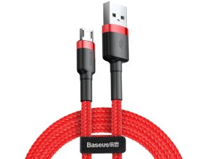 Kabel USB - Micro USB BASEUS Cafule 1 m Czerwony