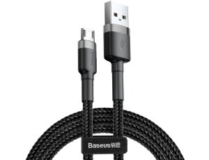 Kabel USB - Micro USB BASEUS Cafule 3 m Czarno-szary