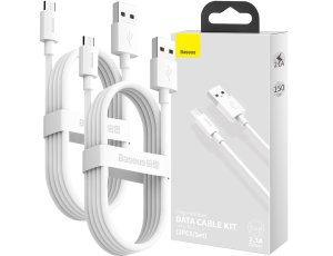 Kabel USB - Micro USB BASEUS Simple Wisdom 1.5m (2 szt.)