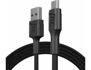 Kabel USB - Micro USB GREENCELL PowerStream 1.2 m Czarny