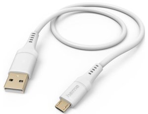 Kabel USB – Micro USB HAMA Flexible 1.5 m Biały