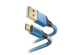 Kabel USB - Micro USB HAMA Reflected 1.5 m